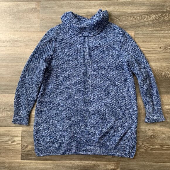 Duluth Trading Co Womens Turtleneck Sweater XXL Cotton Blend Pockets Outdoor - Picture 6 of 8